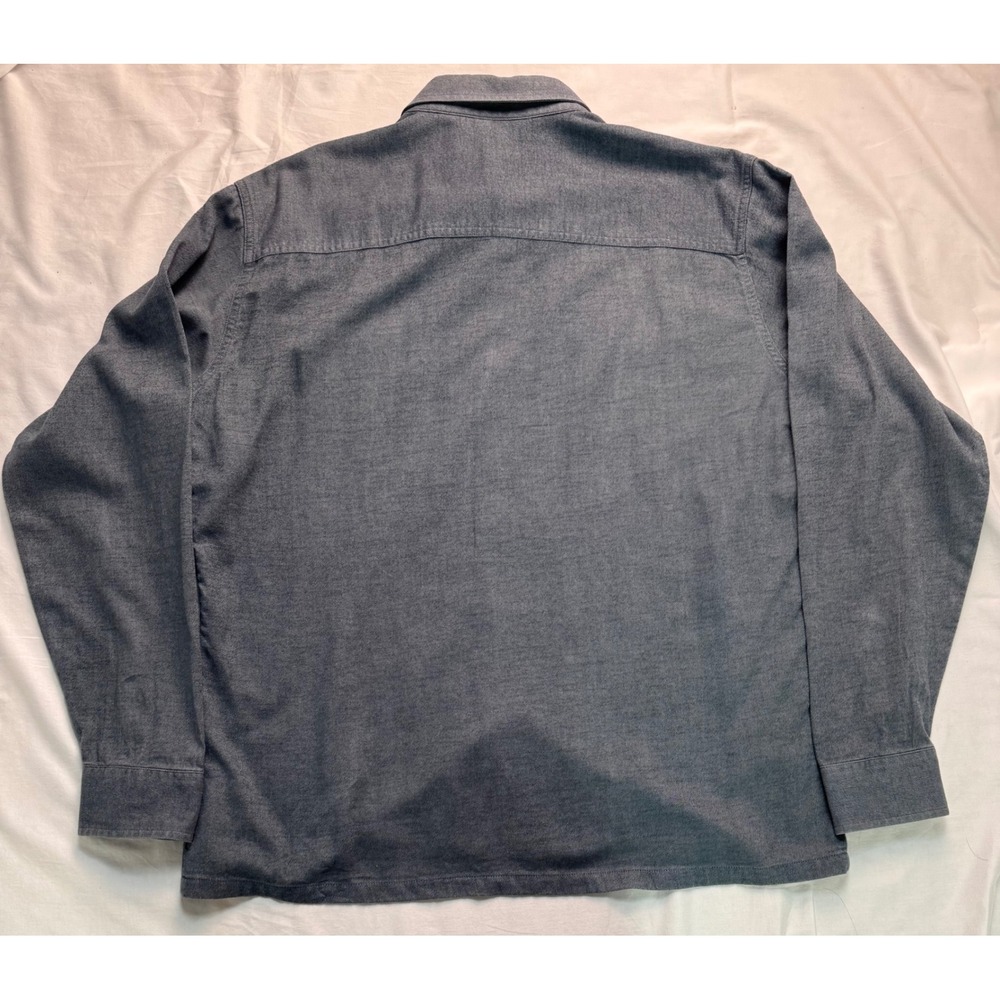 Kuhl Mens XL Charcoal Gray Cotton Tencel Long Sleeve Button Down Shirt Pockets - Picture 12 of 12